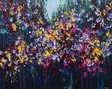 Load image into Gallery viewer, Large vibrant wildflower painting