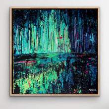 Load image into Gallery viewer, Framed woodland painting