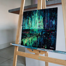 Load image into Gallery viewer, Woodland painting by NI artist Rachel Magill