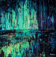 Load image into Gallery viewer, Moody woodland painting