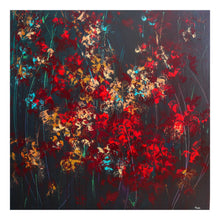 Load image into Gallery viewer, Vibrant red abstract painting 
