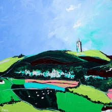 Load image into Gallery viewer, Looking up at Scrabo Tower PRINT
