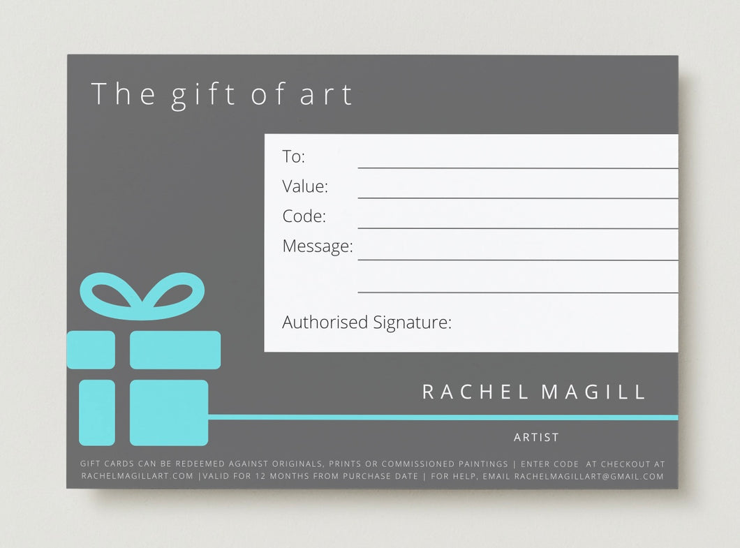 Rachel Magill Art Gift Card