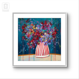 Striped Vase PRINT