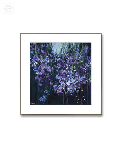 Framed wildflower print