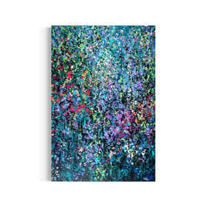 Large vibrant abstract painting
