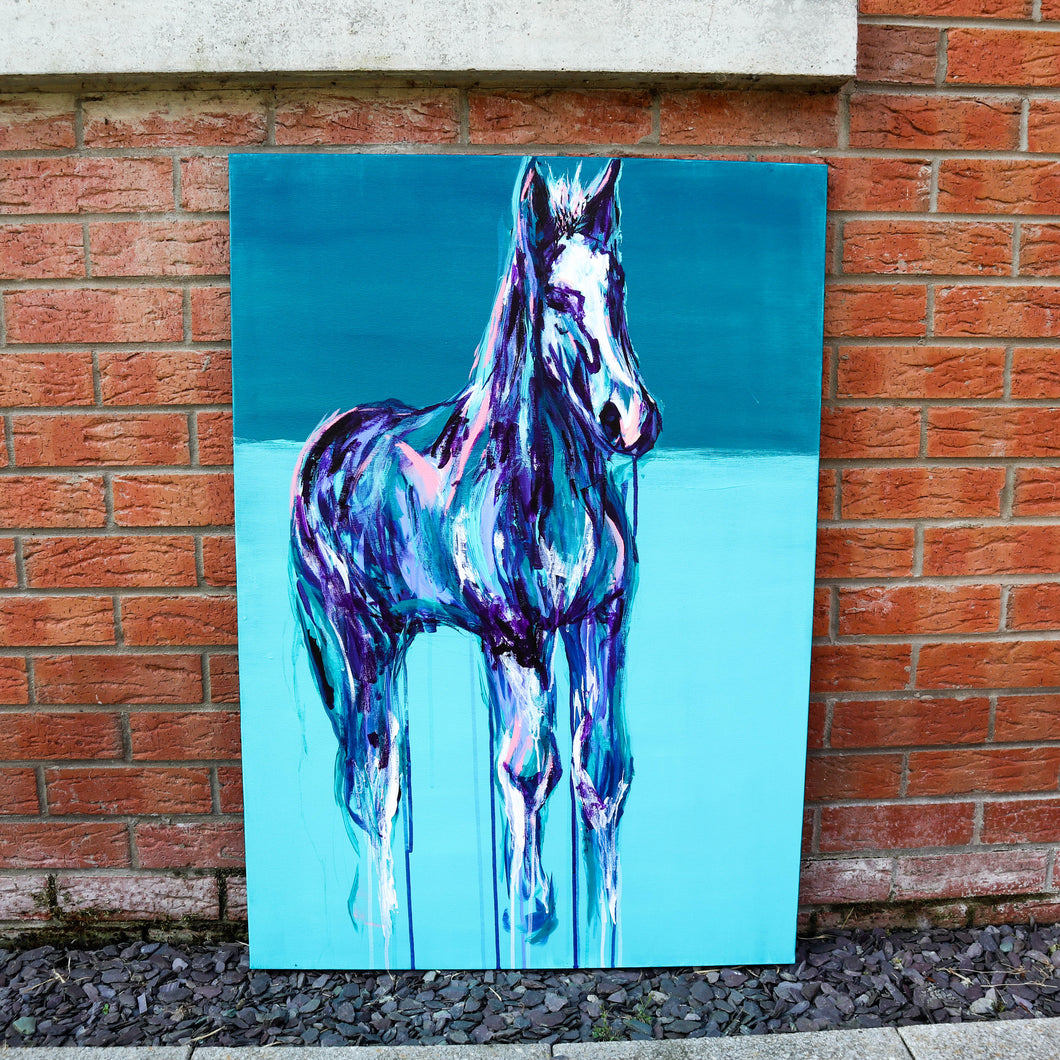 Contemporary horse painting by Rachel Magill
