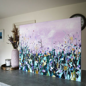 Wildflower painting by Belfast artist