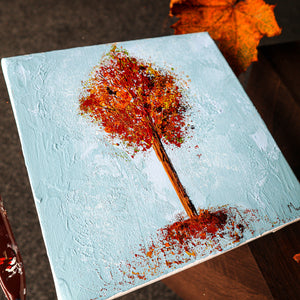 autumn tree painting 