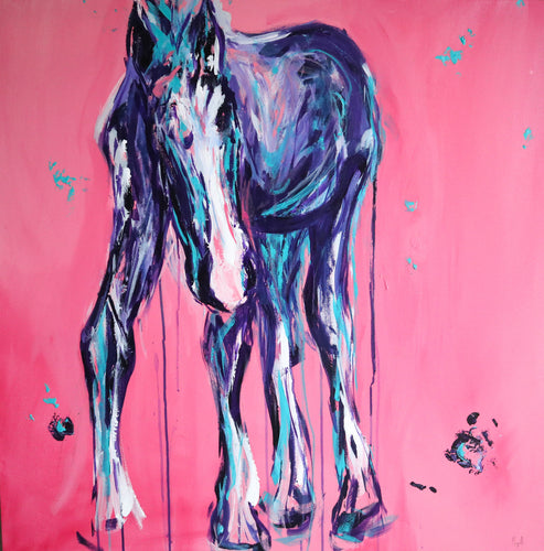 Contemporary horse painting by Rachel Magill
